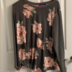 Apt 9 floral long sleeve shirt